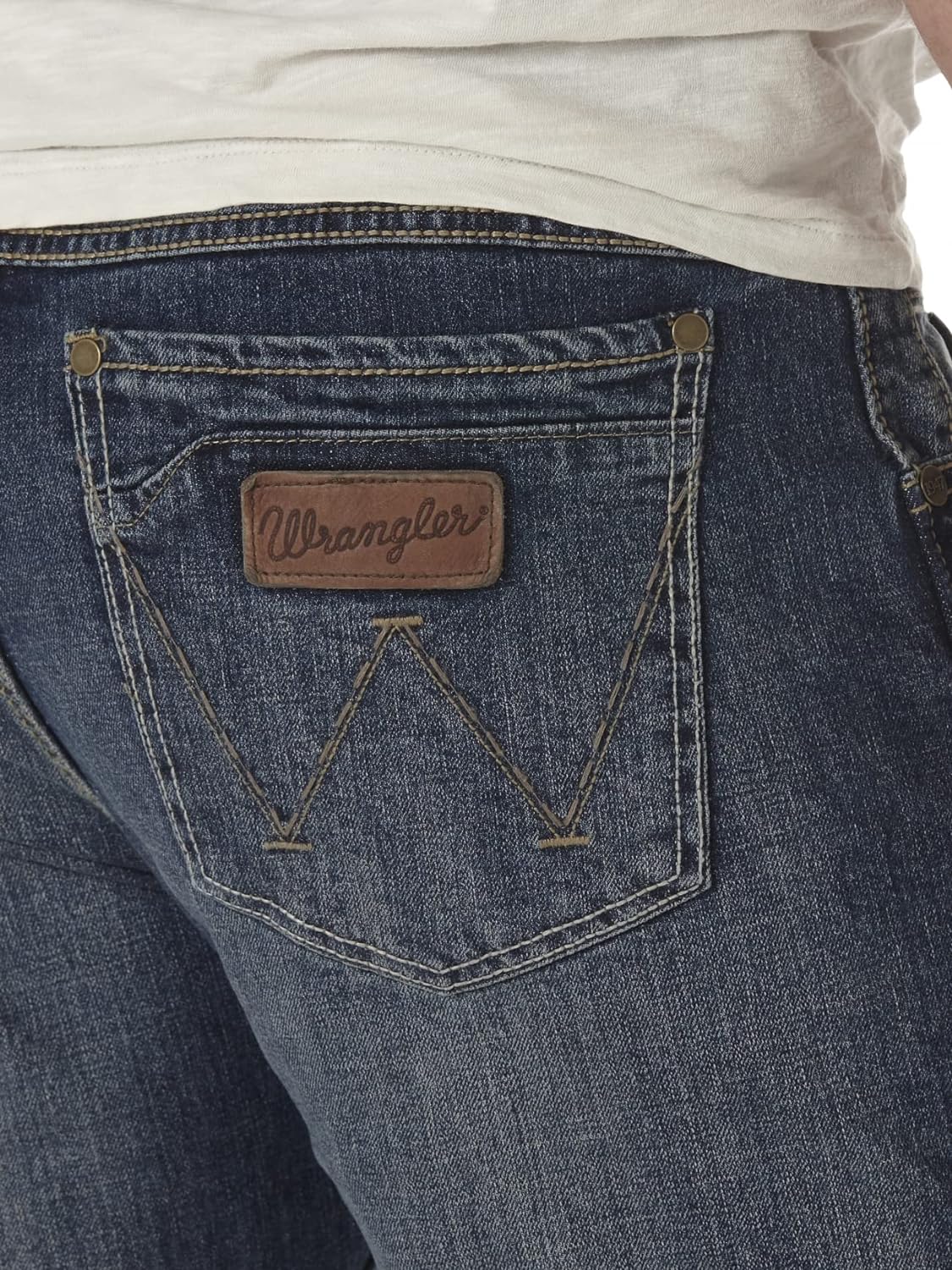 Mens Wrangler Retro Slim Fit Boot Cut Jean