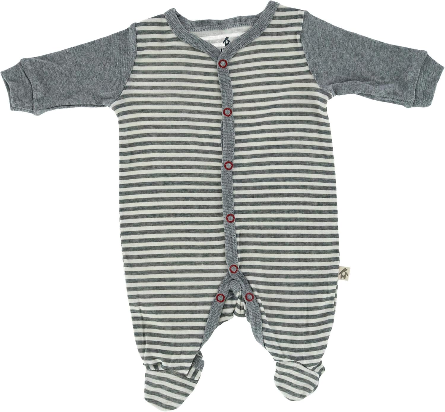 Adorable Striped Footed Sleeper