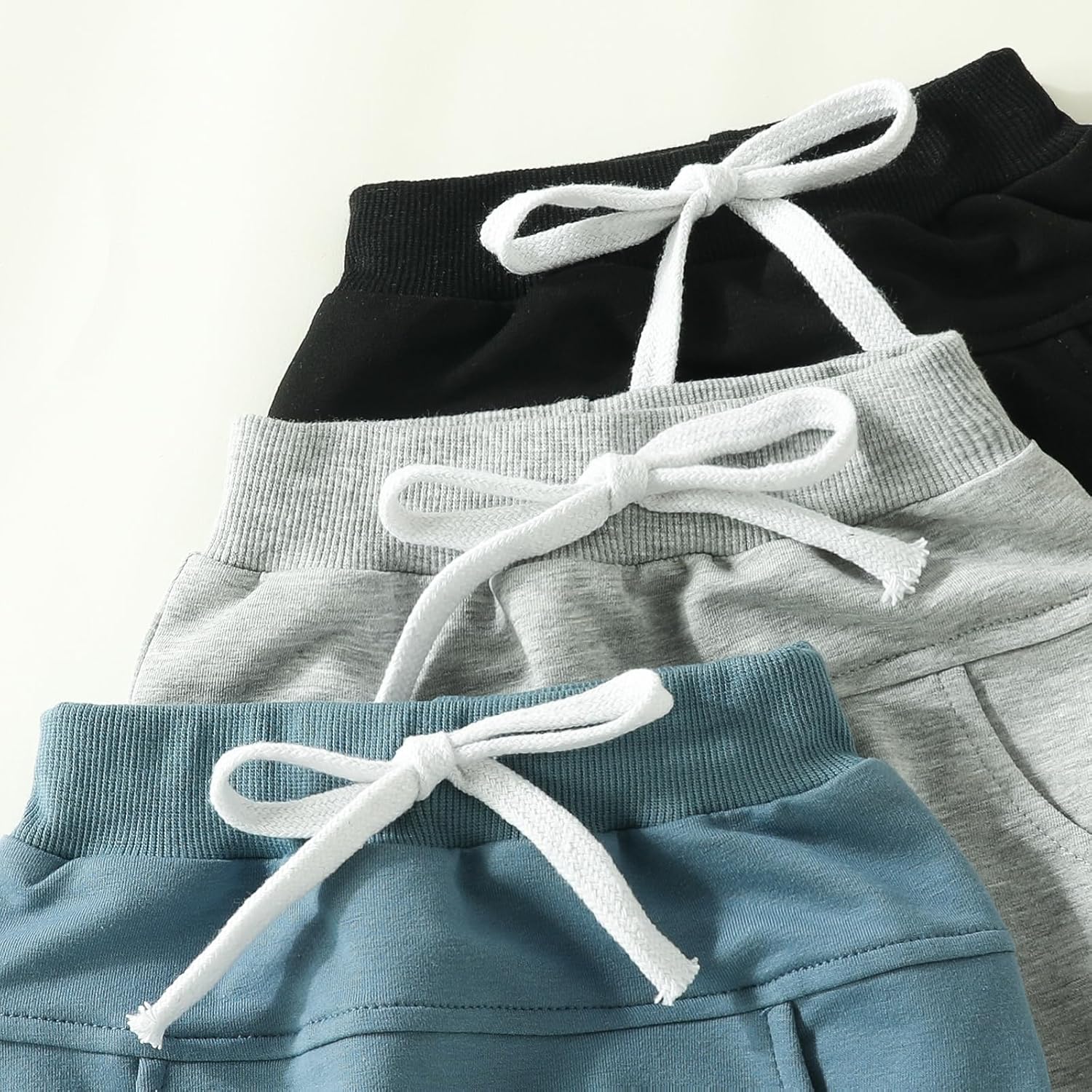 Shejingb Baby Boy Girl 3-Pack Jogger Pants