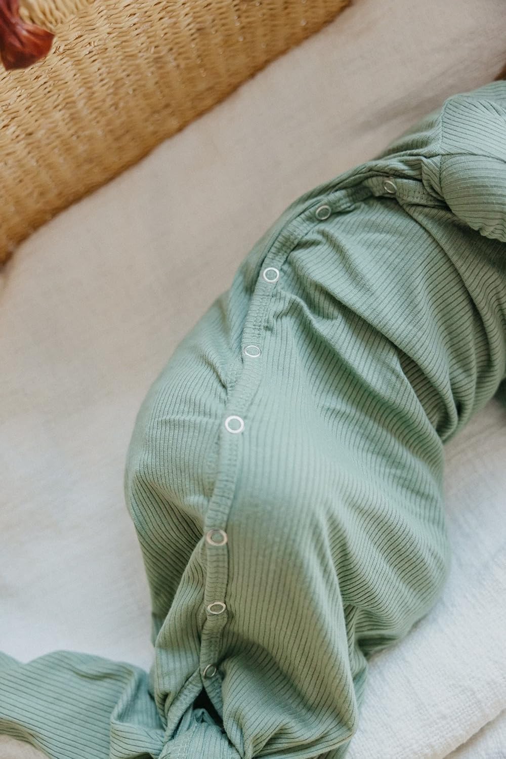 Copper Pearl Baby Gown - Soft Stretchy Nightgown for Newborns
