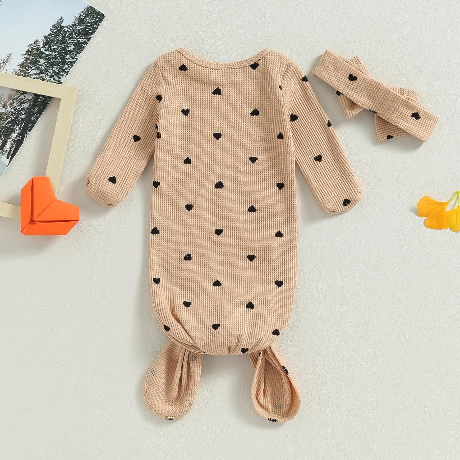 Knotted Gown Night Sack for Baby Girls