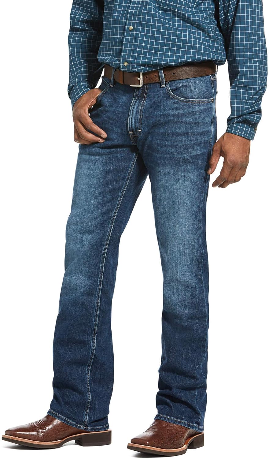 Ariat Mens M4 Low Rise Stretch Legacy Boot Cut Jean