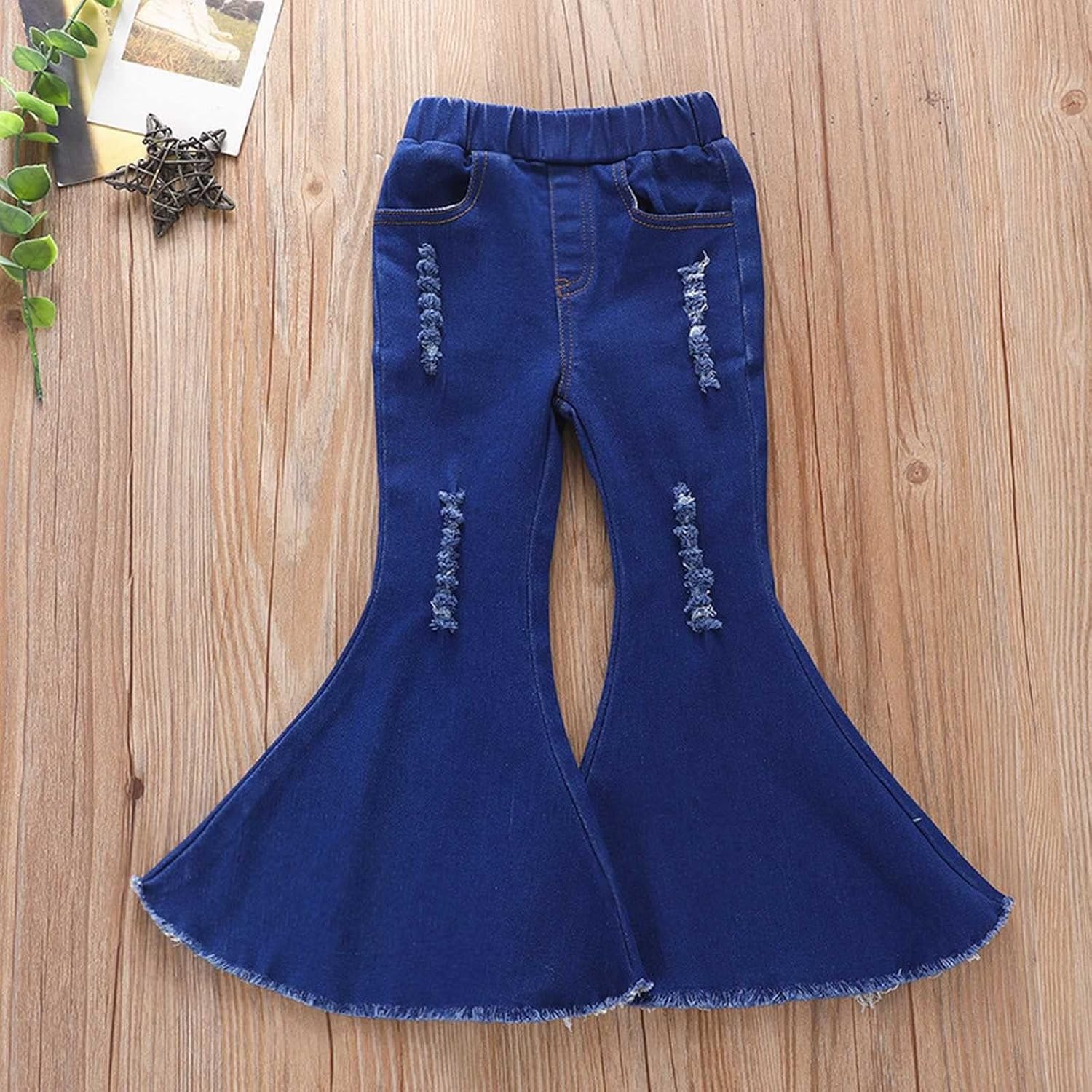 Baby Girl Judeau Flared Jean Ripped Jeans for Toddler