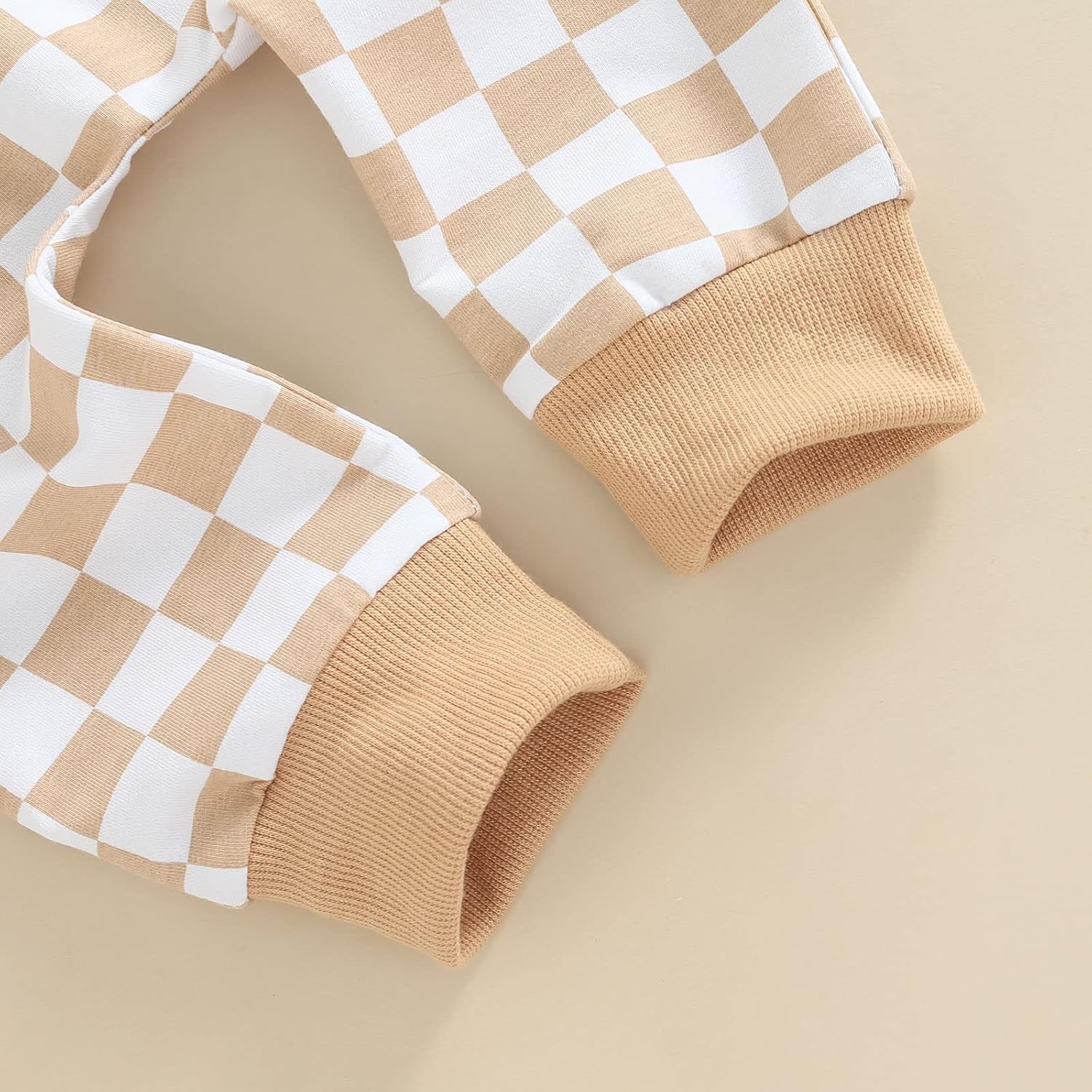 Checkerboard Plaid Elastic Pants for Toddler
