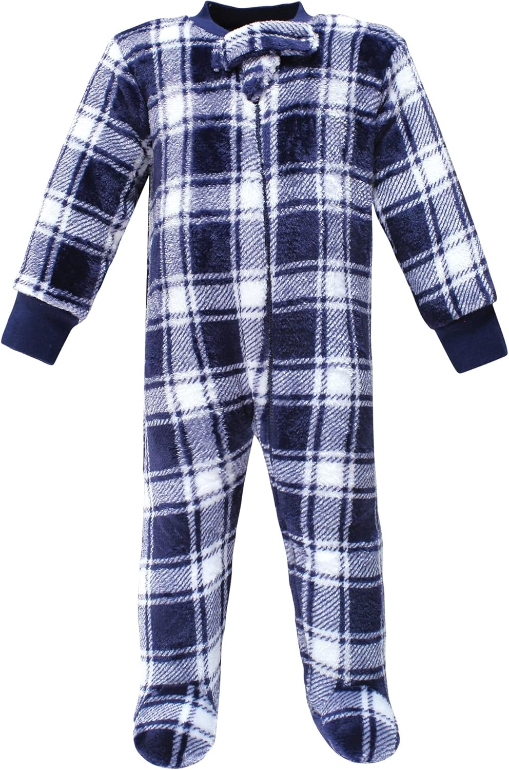 Hudson Baby Baby Girls Plush Sleep and Play Blanket Sleepers