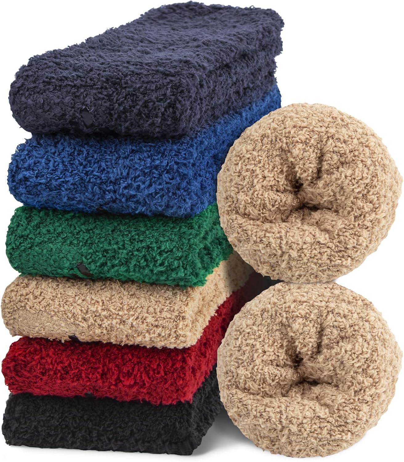 Mens Fuzzy Winter Socks