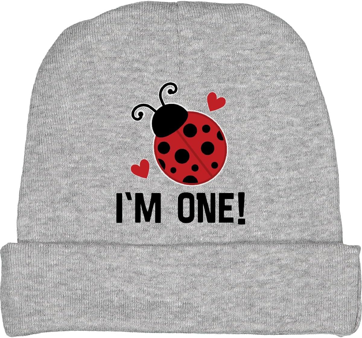 Adorable Ladybug Baby Beanie Hat for Her 1st Birthday