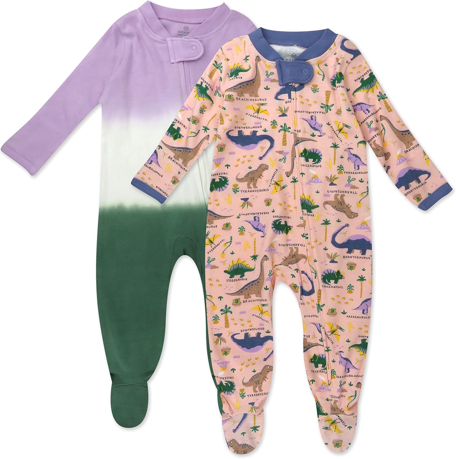 HonestBaby Baby 2-Pack Pjs