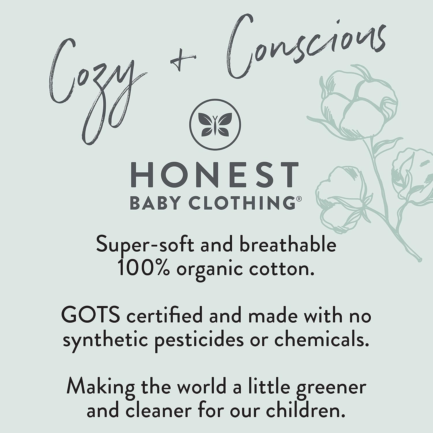 HonestBaby Unisex Pajama Sleepers