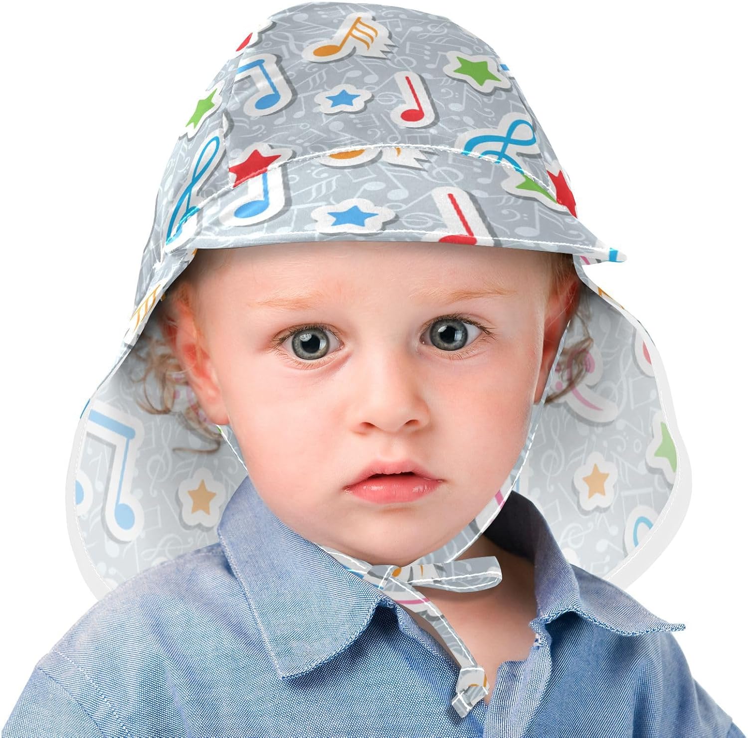 Adjustable Baby Sun Hat for Kids 2-4T