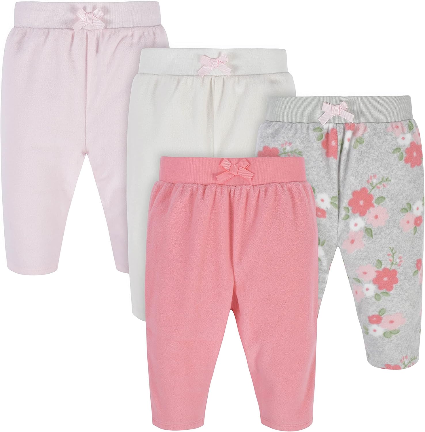 Perfect for Girls 4-Pack Microfleece Pants