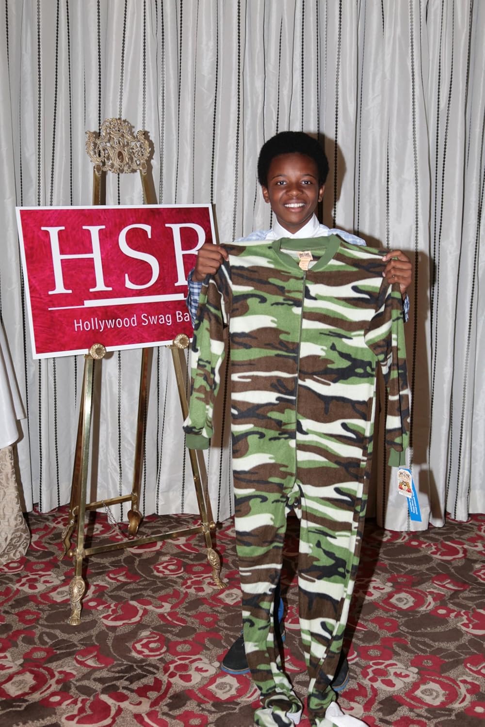 Big Boys Camo Fleece Pajamas by BIG FEET PAJAMA CO