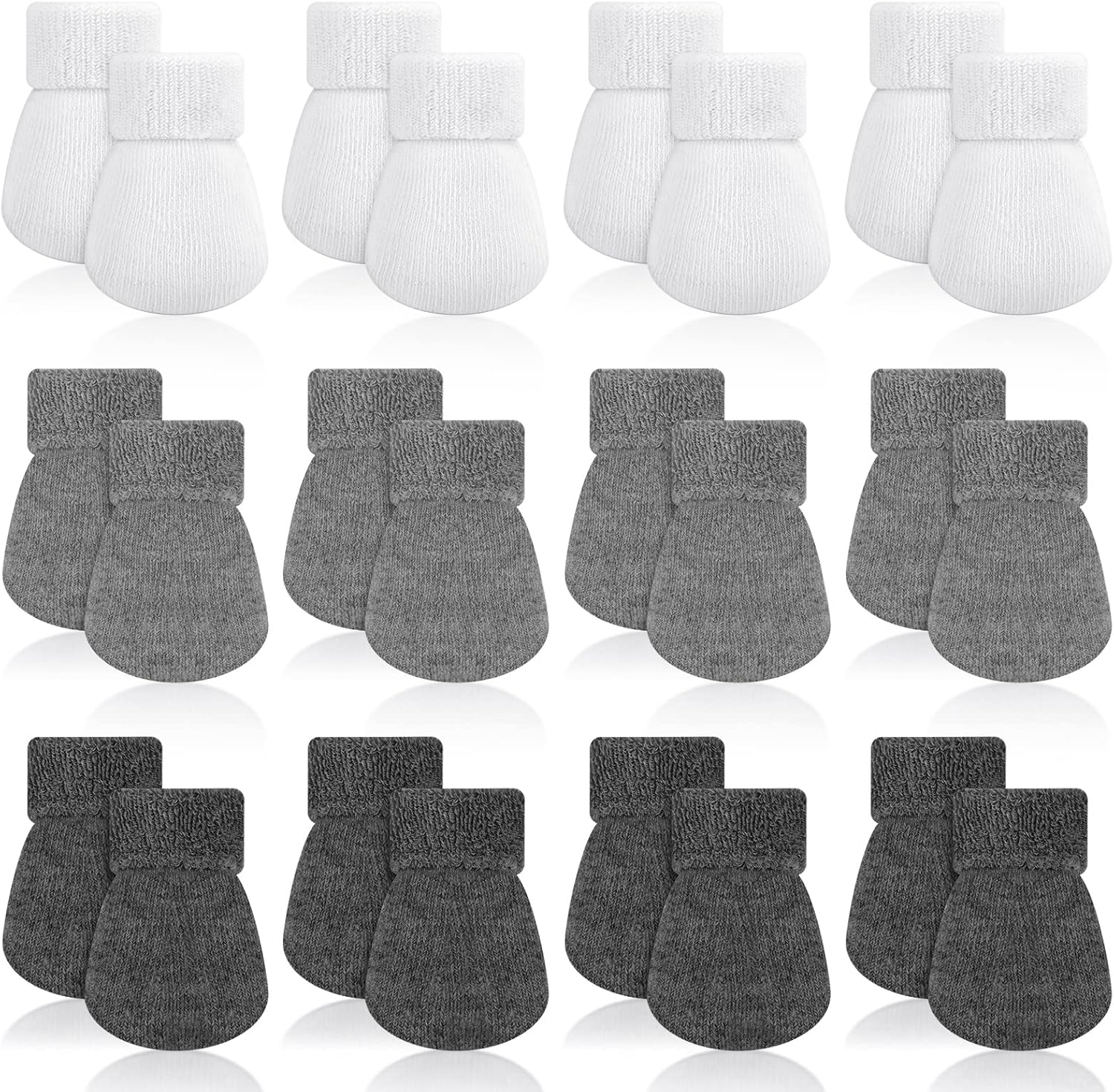 Perfect for Newborns Prematures Soft No-Scratch mittens for Kids