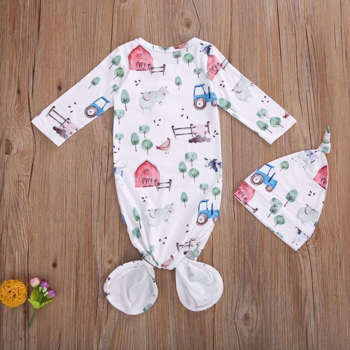 Adorable Organic Cotton Baby Gown