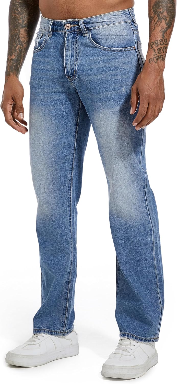Premium Non-Stretch Denim Pants for Men