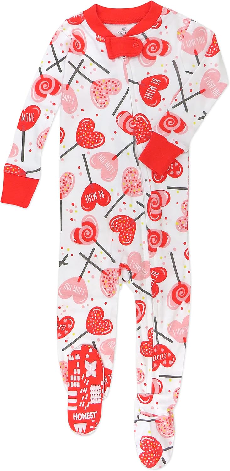 HonestBaby Unisex Baby 100 Organic Cotton Pajama Set