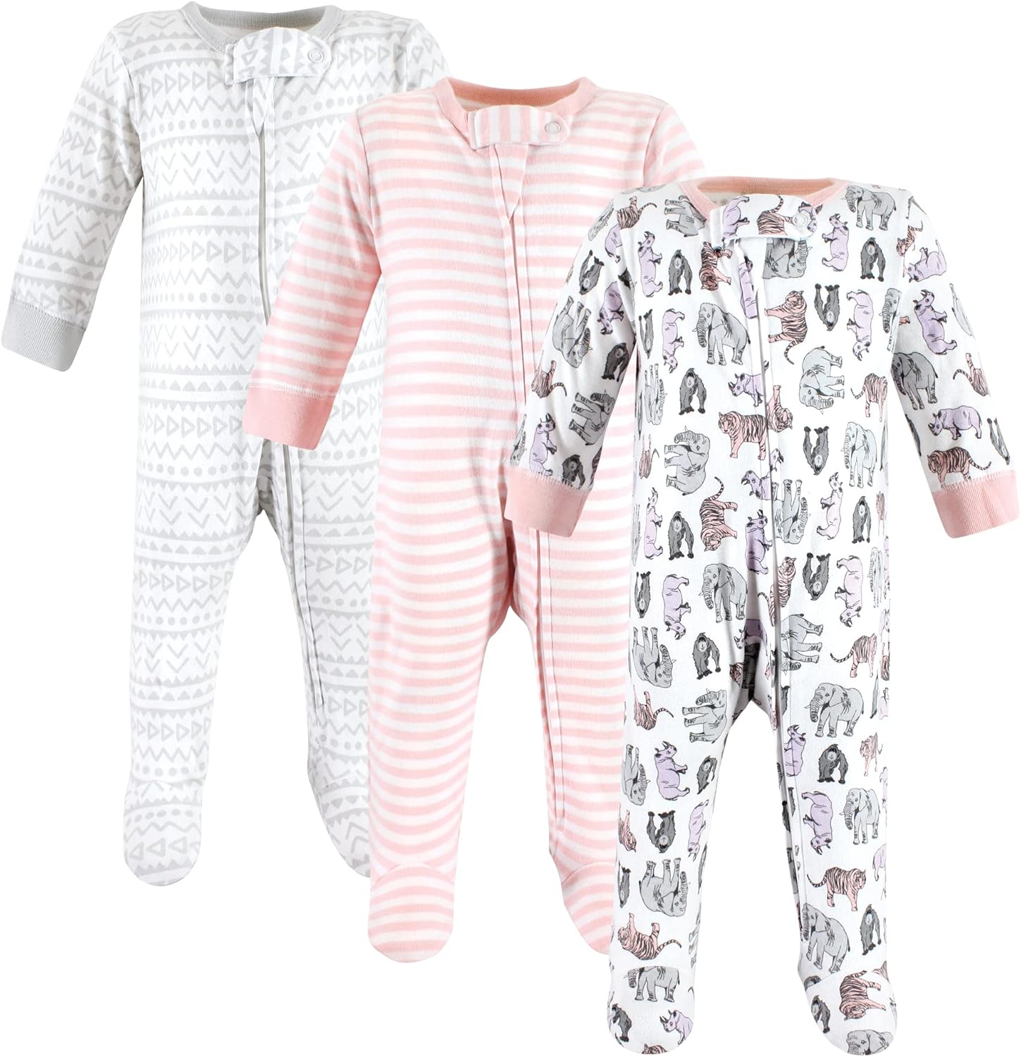 Touched by Nature Organic Cotton Sleep Play Set for Baby Girls