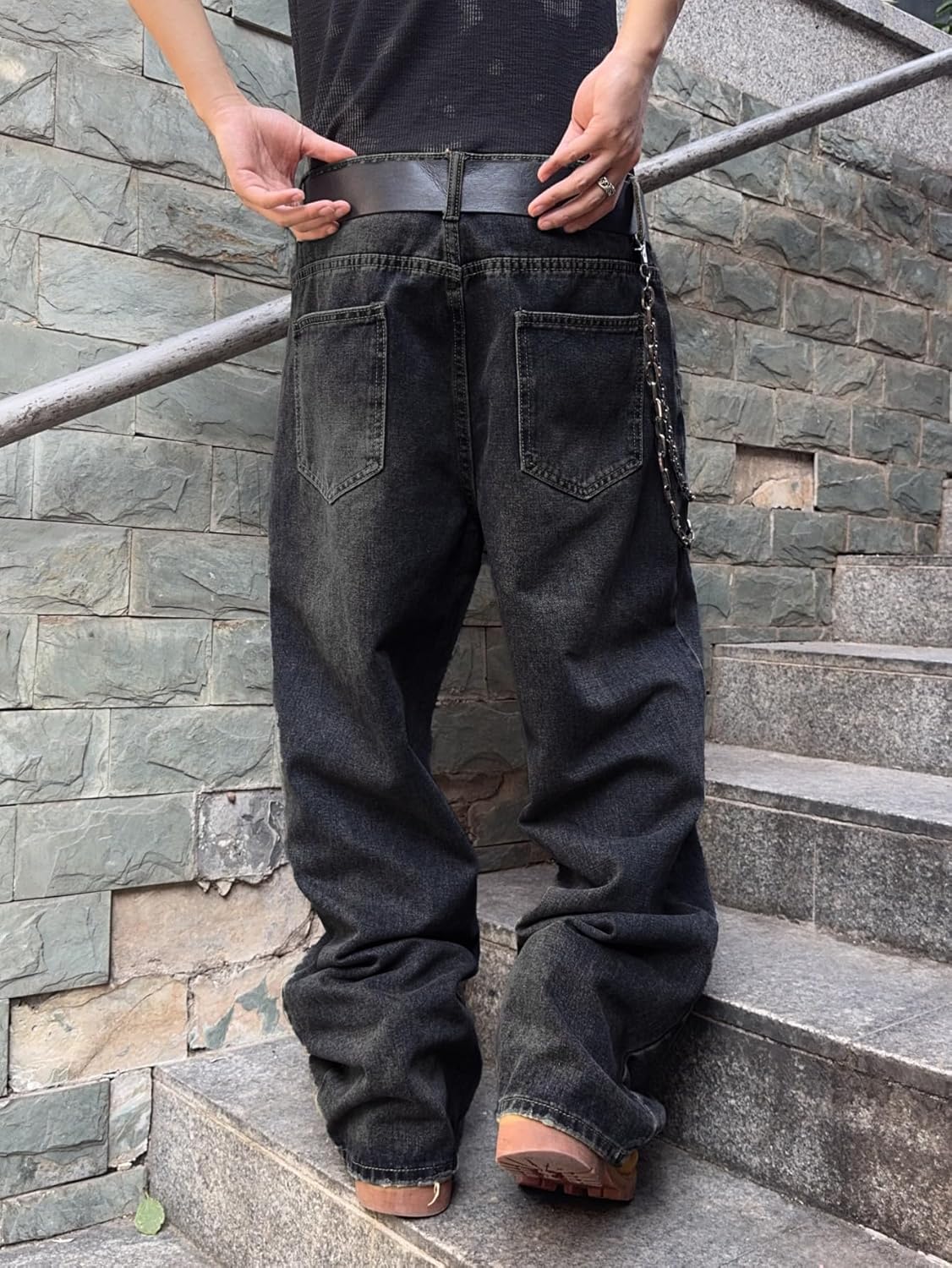 Stylish Wide Leg Skater Denim Jeans Baggy for Maximum Comfort