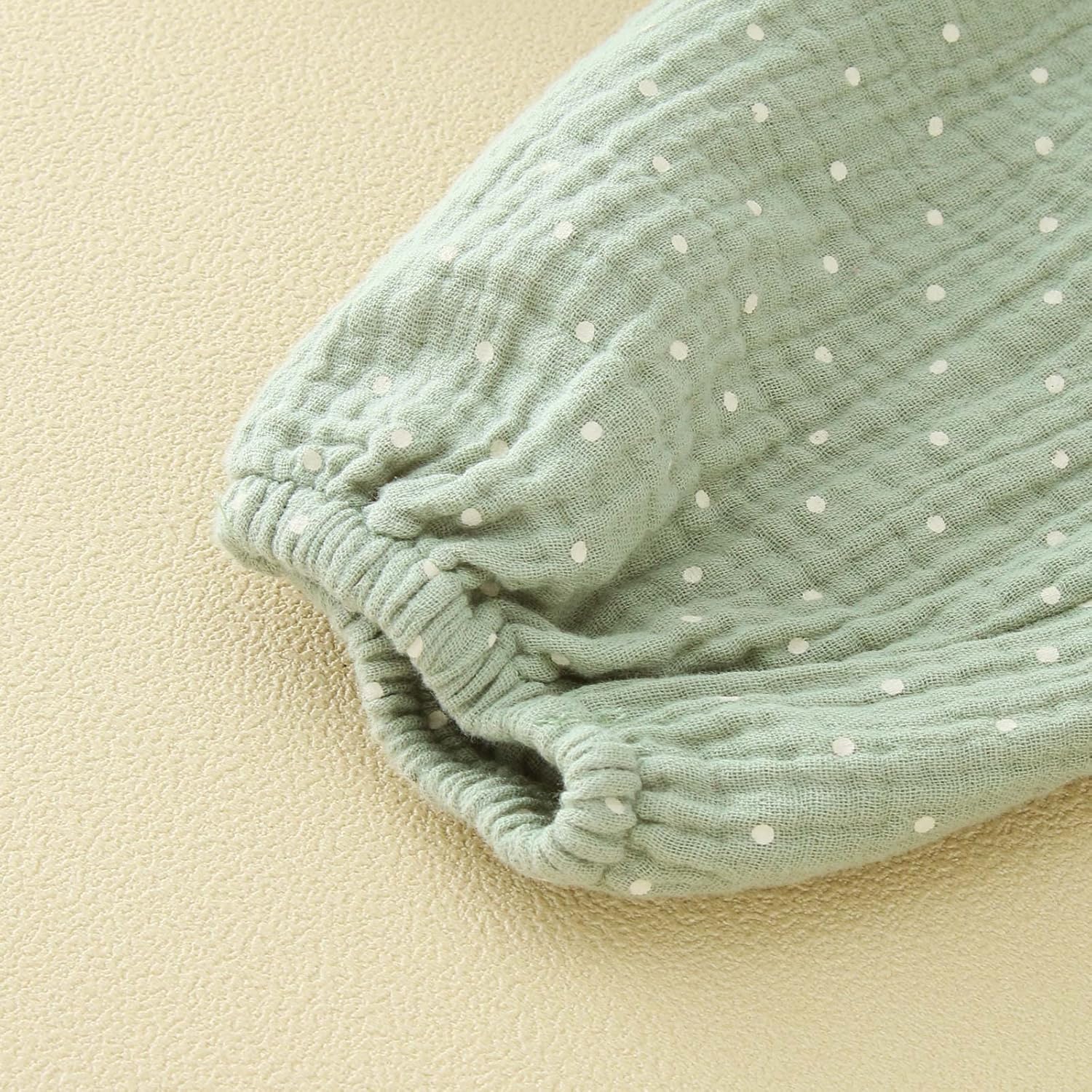 Long-Fitting polka-dot Cotton Pants