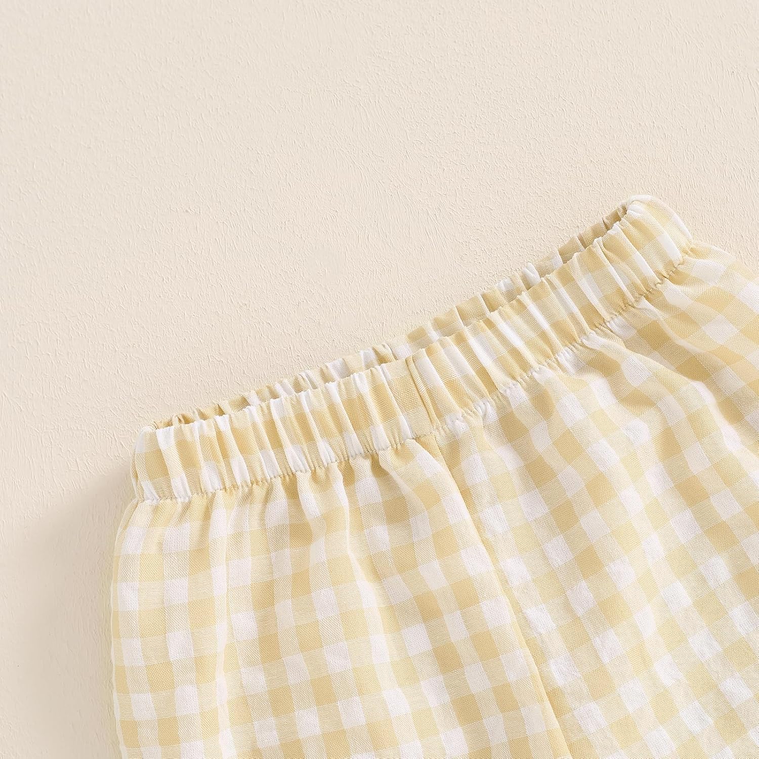Suolongsama Newborn Baby Gingham Plaid Harem Bloomers Pants