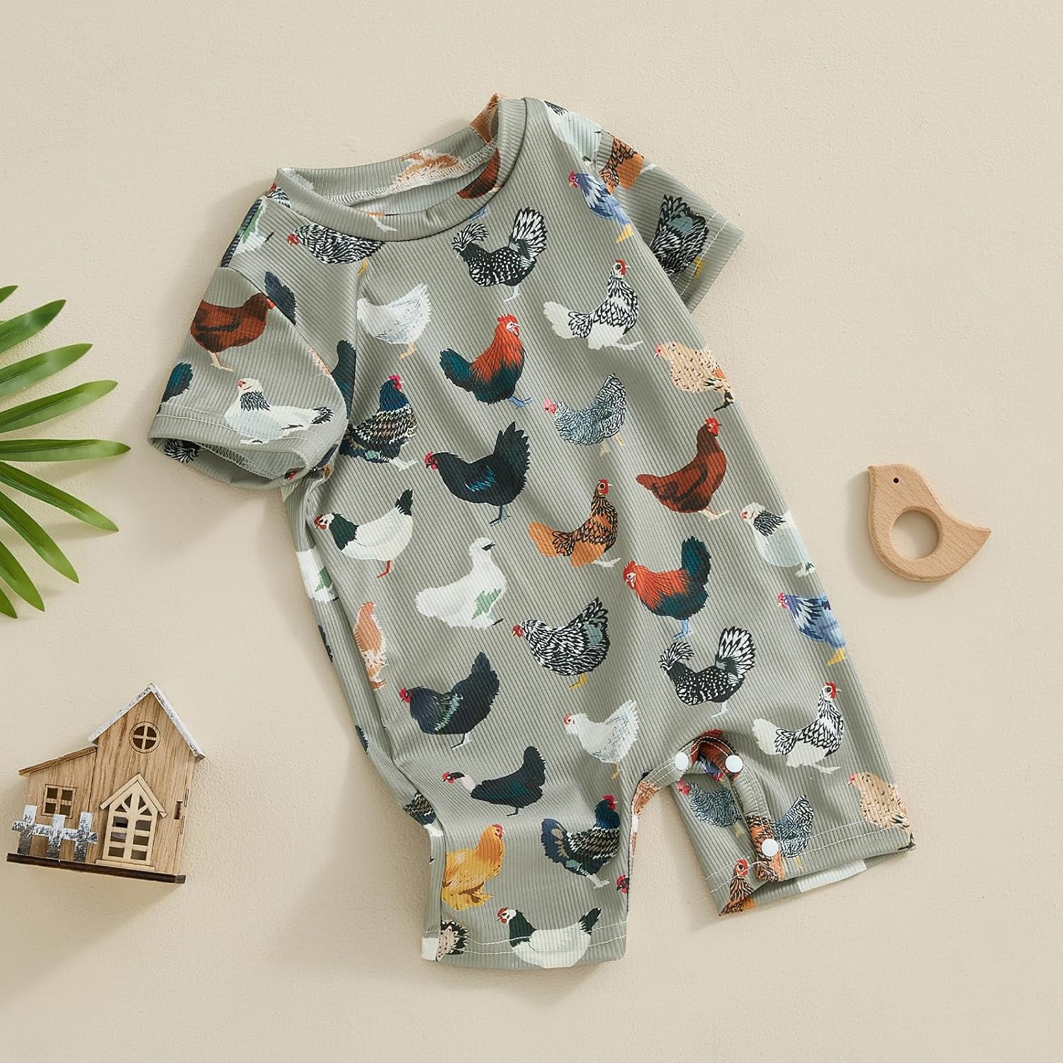 Cute Country Baby Romper