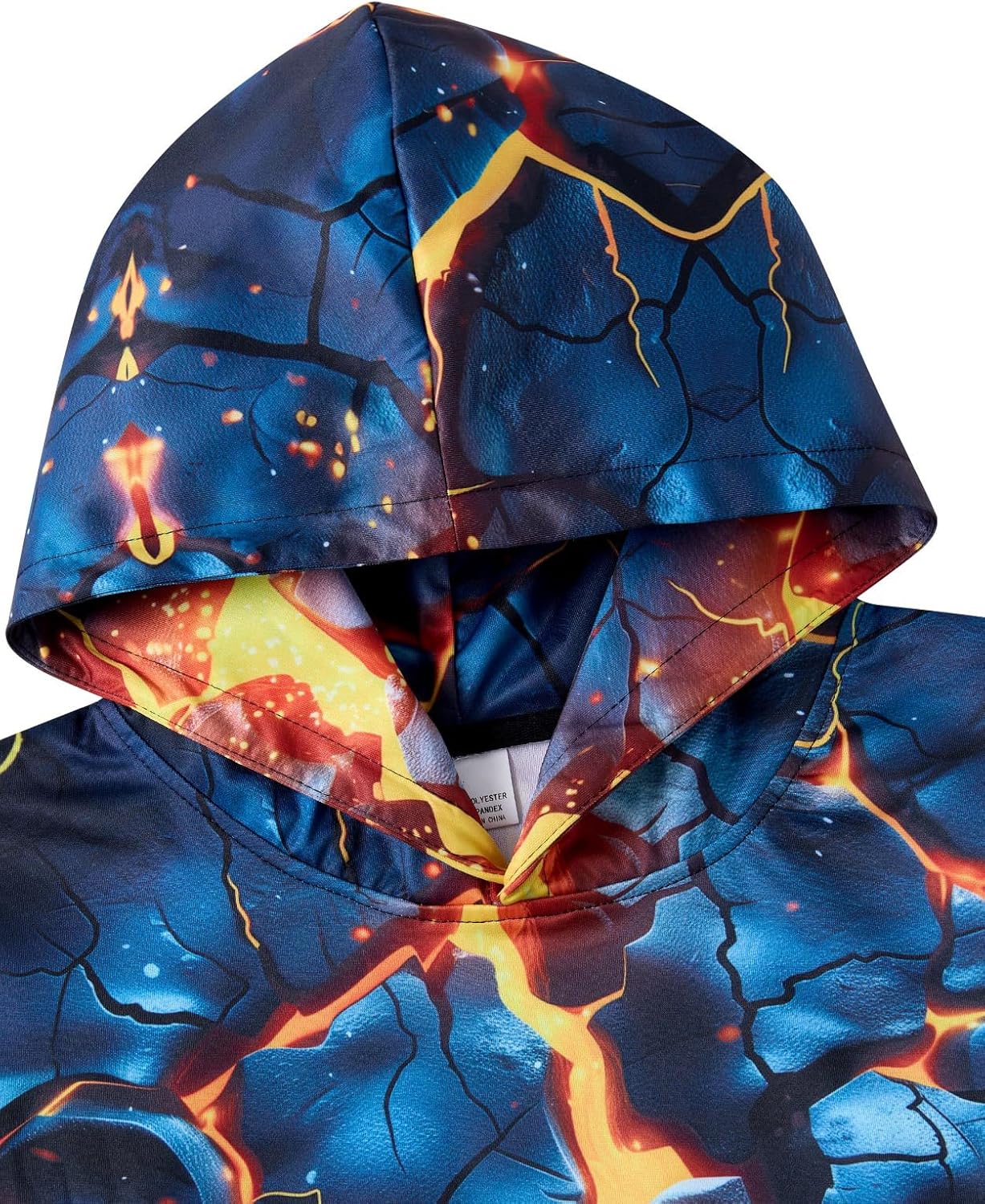 RAISEVERN Boys Girls 3D Printing Hoodie 6-16T