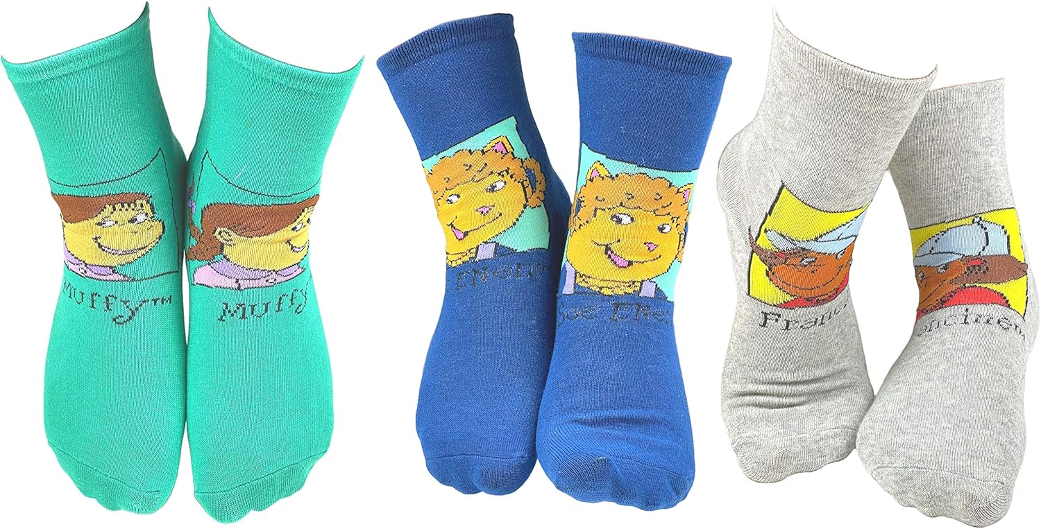 Fun Silly TV Show Pop Girls Cartoon Kids Socks