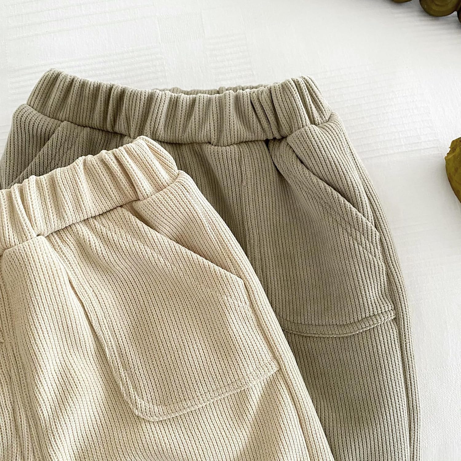 Cozy Thick Bonla Fille Pants for Kids Soft Warm Stylish
