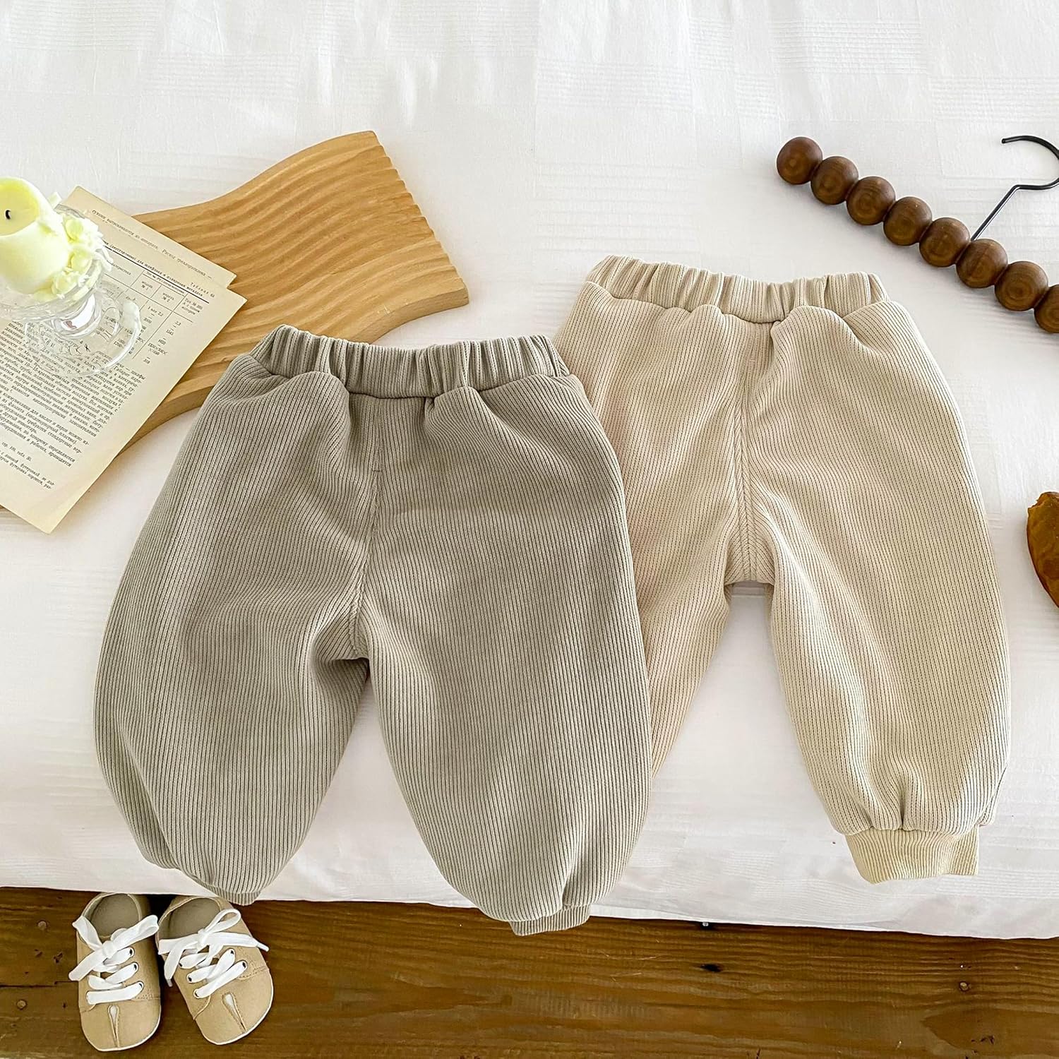 Cozy Thick Bonla Fille Pants for Kids Soft Warm Stylish