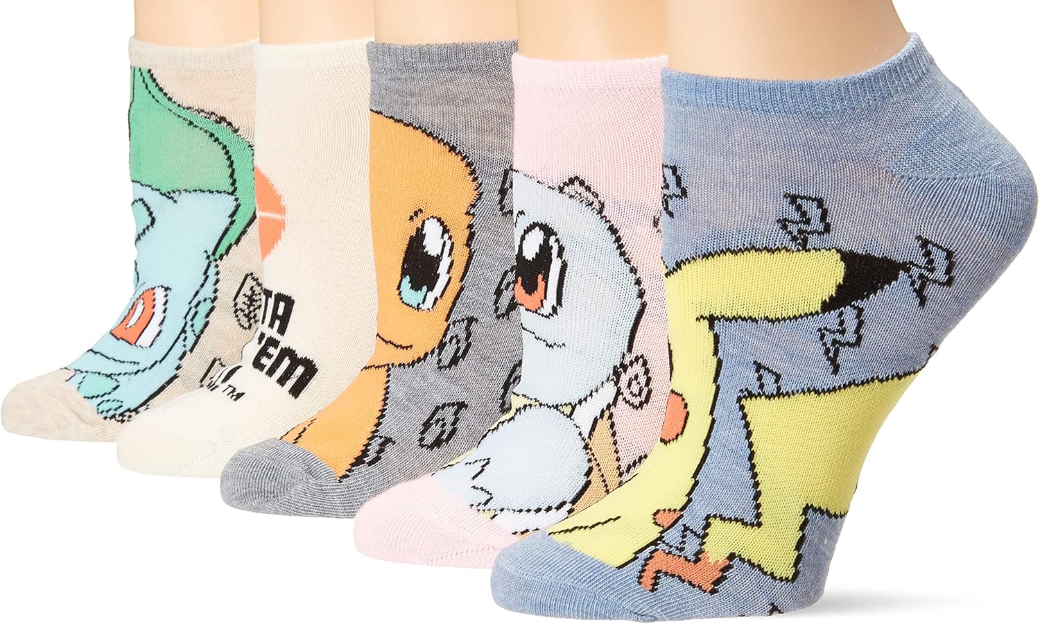 Pokemon Boys 5-Pack Socks - No-Show Stylize Your Look