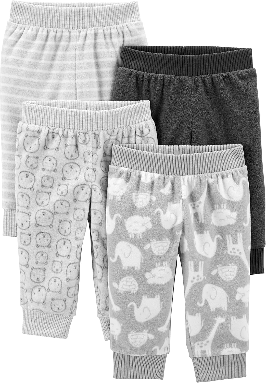 Simple Joys by Carters Unisex-Baby 4-Pack Fleece Pants