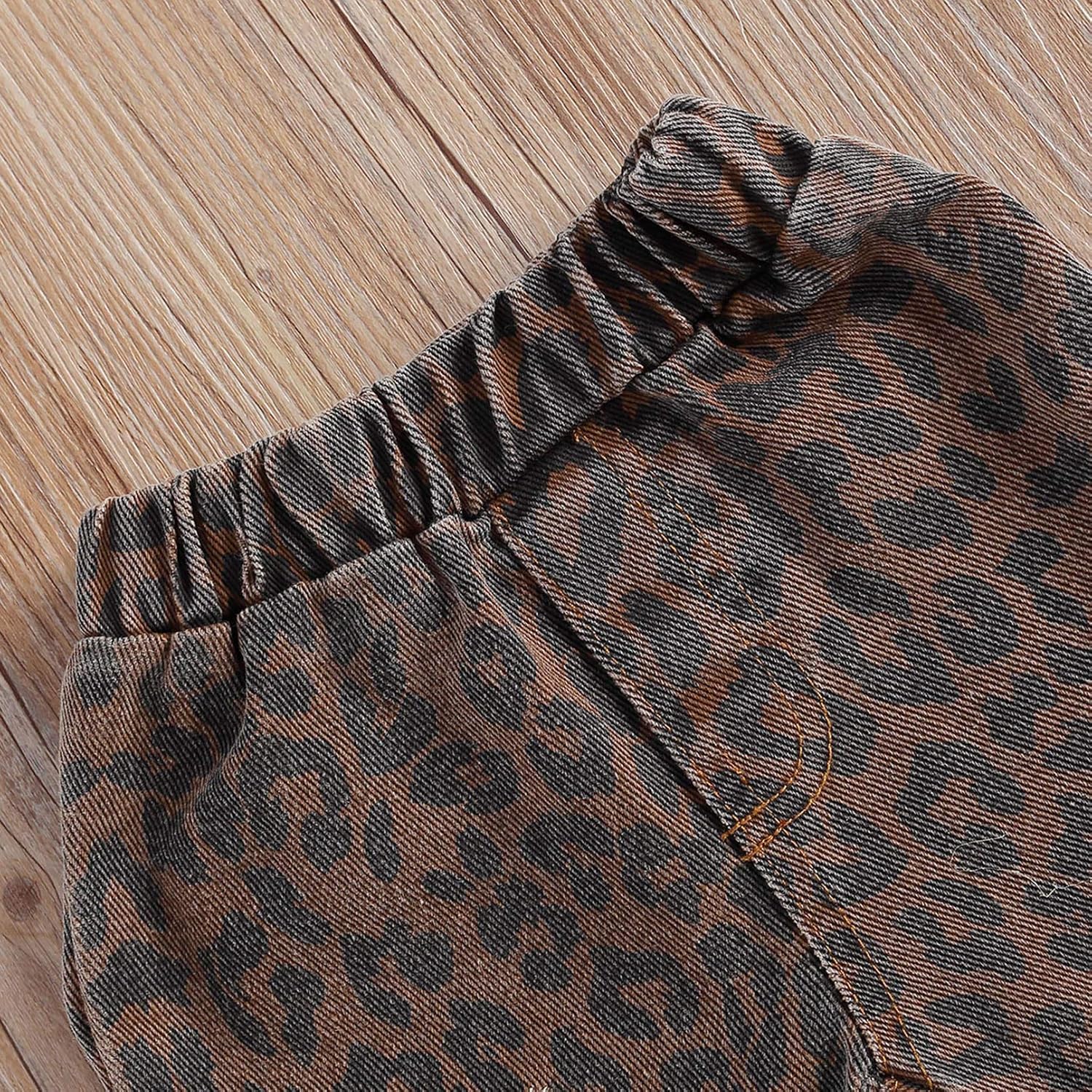 Vohawsa Baby Flare Pants Comfortable Stretchy for Girls Boys