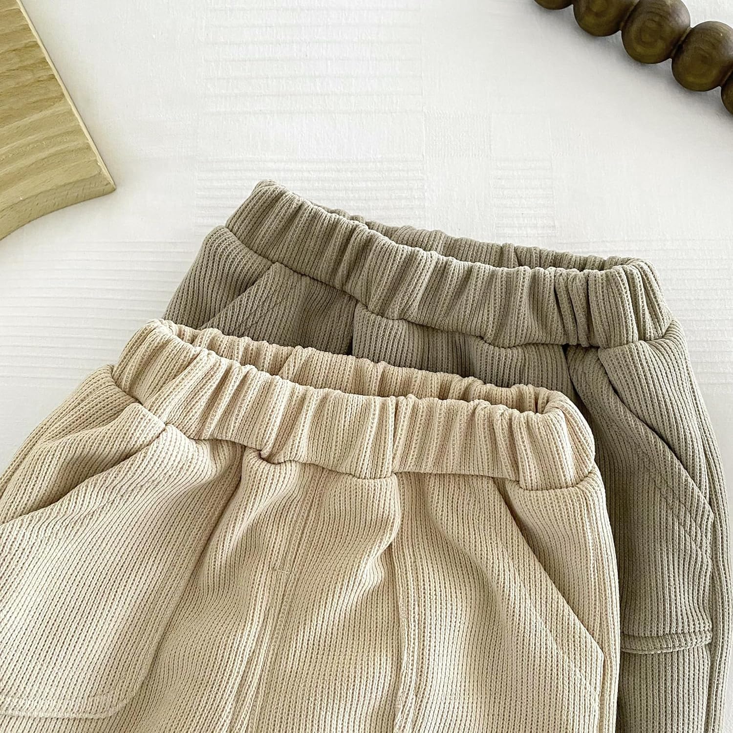 Cozy Thick Bonla Fille Pants for Kids Soft Warm Stylish