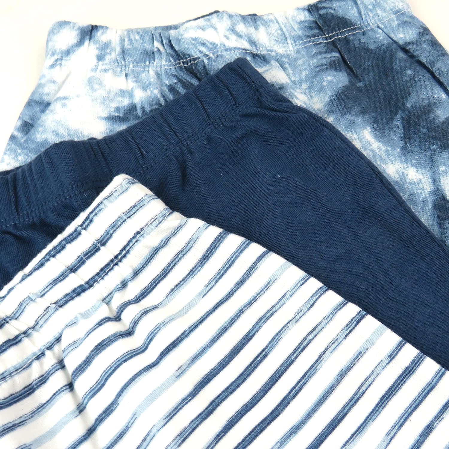 HonestBaby 3-Pack Footed Pull-On Pants Organic Cotton